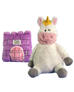 Huggle Buddies Hideaway - Unicorn fully reversible from character to home and back