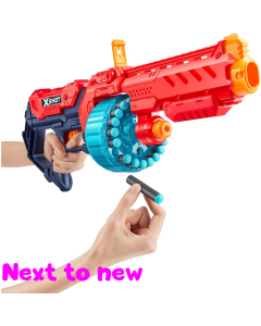 Next to new Zuru X-Shot Excel Turbo Fire Foam Dart Blaster with 22 Darts